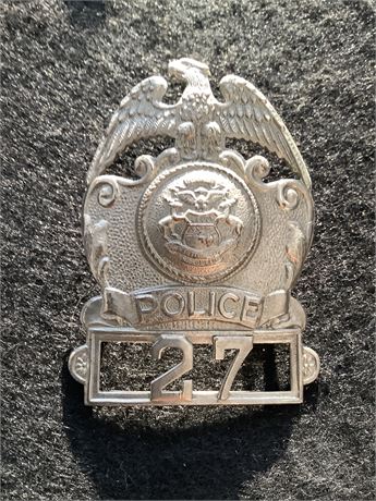 State of Michigan Police Badge #27