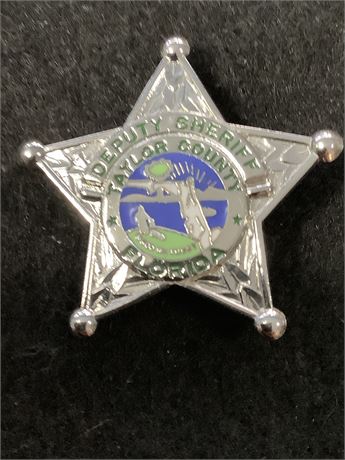 State of Florida Taylor County Sheriff Deputy Badge
