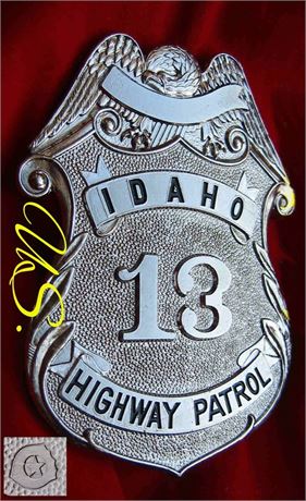 Police badge / Highway Patrol, Idaho / hallmark