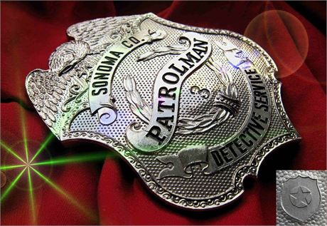 Patrolman, Detective Service, Sonoma County, California, hallmark