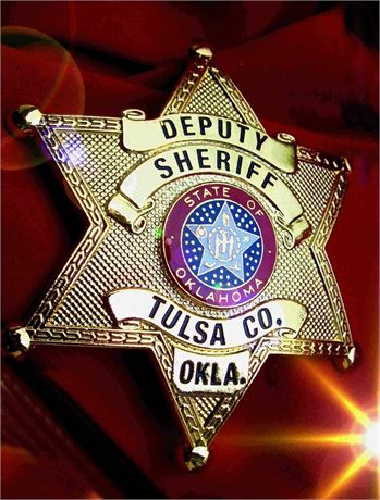 Police badge, Deputy Sheriff, Tulsa County, Oklahoma / OFFER