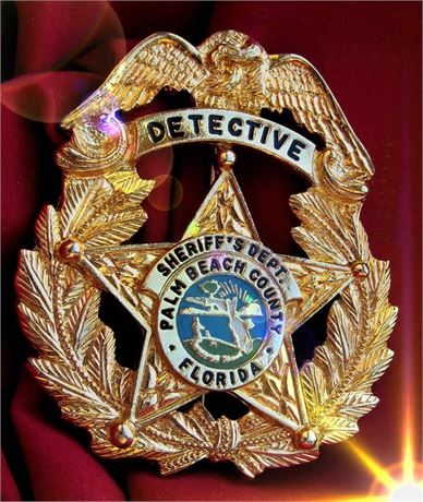 Detective, Sheriff's Dept. Palm Beach County, Florida / hallmark