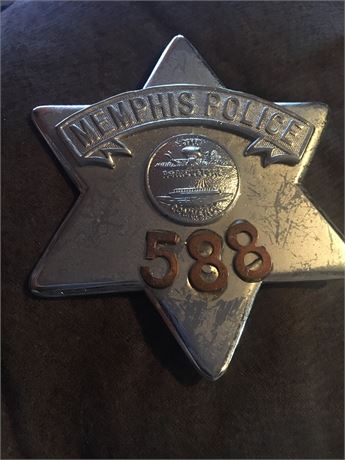 Memphis Tennessee Police Old style Pie Plate Anniversary Commemorative