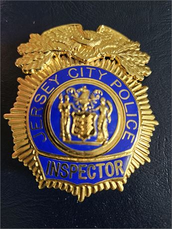 Jersey City New Jersey Police Inspector Shield