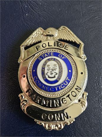 Farmington Connecticut Police Officer Shield