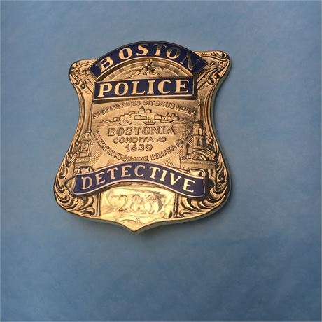 Boston Massachusetts Police Detective Badge