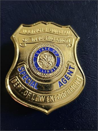 Illinois Bureau of Investigation Special Agent Shield