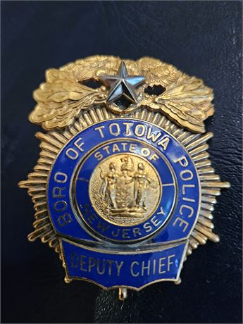 Boro of Totowa New Jersey Deputy Chief Shield