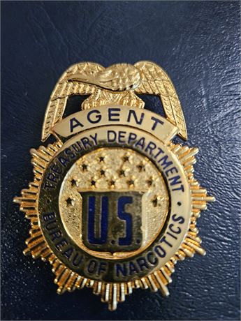 Obsolete US Treasury Department Bureau of Narcotics Agent Shield
