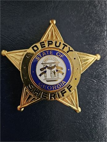 Georgia Deputy Sheriff's Shield