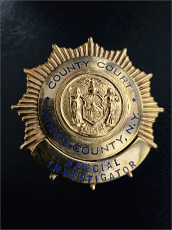 Kings County New York Courts Special Investigator Shield