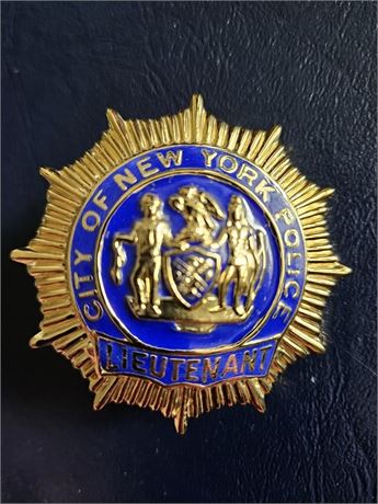 City of New York Police Department Lieutenant Shield