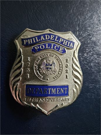 Philadelphia Police 270th Anniversary Shield