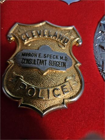 Cleveland Police Consulting Surgeon Shield