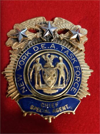 NYPD-DEA Task Force Chief Special Agent Shield