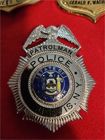 Port Jervis New York Police Department Patrolman Shield