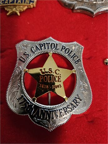 United States Capitol Police Anniversary Shield