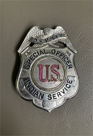 Deputy Special Officer-Indian Service-Badge of Al Capone's Brother w/ Provenance