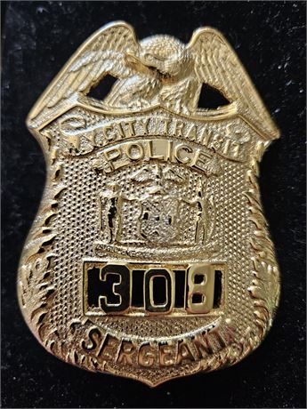New York City Transit Police Sergeant Shield