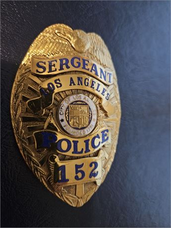 Los Angeles Police Department Sergeant Shield