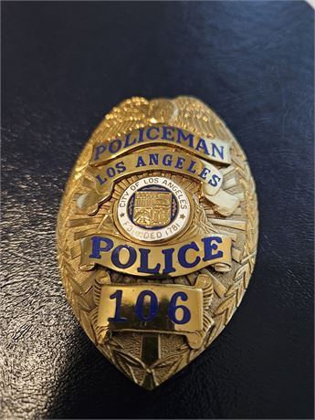 Los Angeles Police Department Policeman Shield