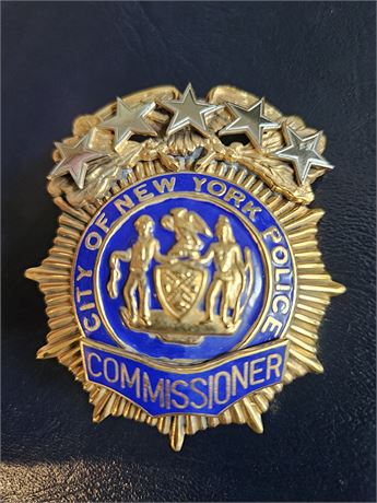 New York City Police Department Commissioner Shield