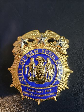 New York City Police Department Assistant First Deputy Commissioner Shield